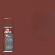 GLIDDEN MAX FLEX Satin Brick Red Interior/Exterior All Surface Spray Paint 12 oz