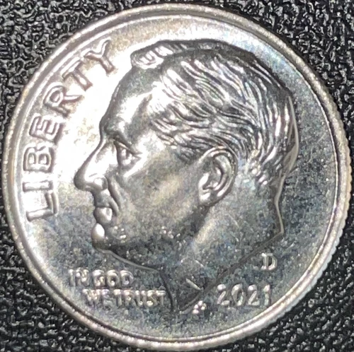 2021 D Roosevelt Dime Gem UNCIRCULATED/C1