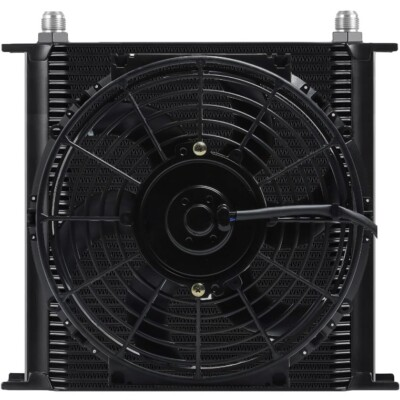 #ad 40 ROW 8AN HOSE ADAPTERS ENGINE TRANS MISSION OIL COOLER PUSH PULL ELECTRIC FAN $159.95