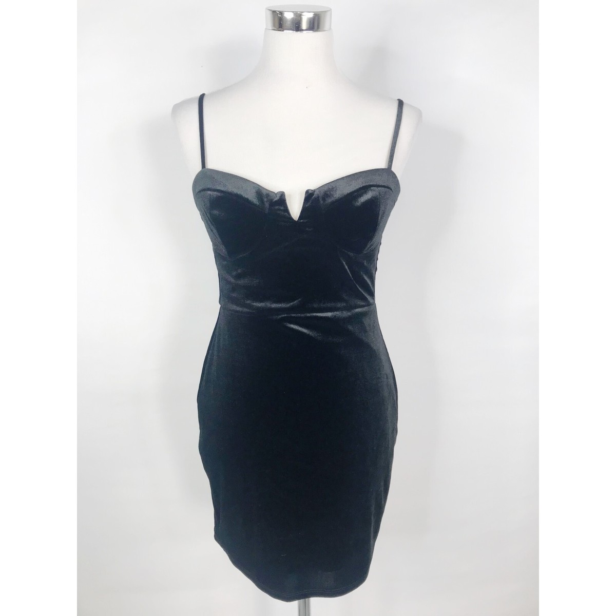 trixxi black dress Trixxi Black Glitter Wrap Mini Dress Long Sleeve Party Cocktail Size Small