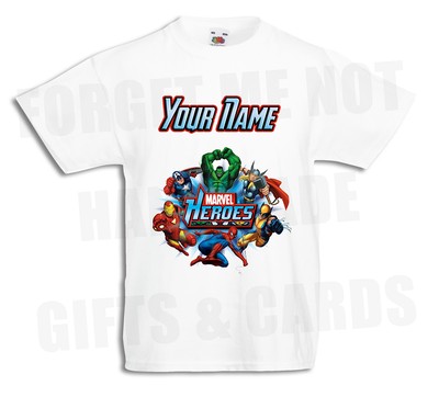 personalised spiderman t shirt