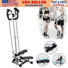 Fitness Workout Exercise Air Stair Stepper Machine Cardio Equipment Handle Bar E
