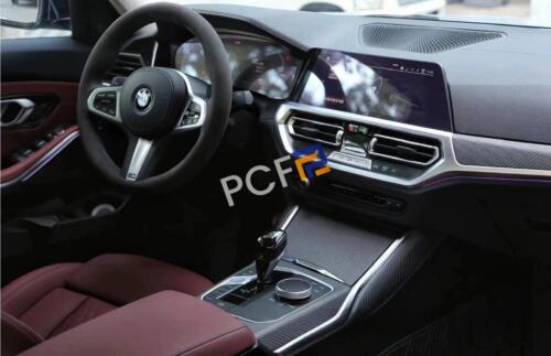 For BMW G22 G23 G26 G20 G42 OE Replacement Matte Dry Carbon Interior Trim Kit - Picture 3 of 22