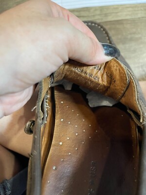 John Varvatos Dress Shoes Mens Size 10 1/2 Brown Leather | eBay display picture 3