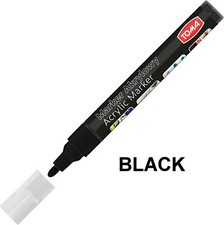 Acrylic Paint Marker Pen Permanent Pens -Rocks Glass Wood Plastic Stone Leather 