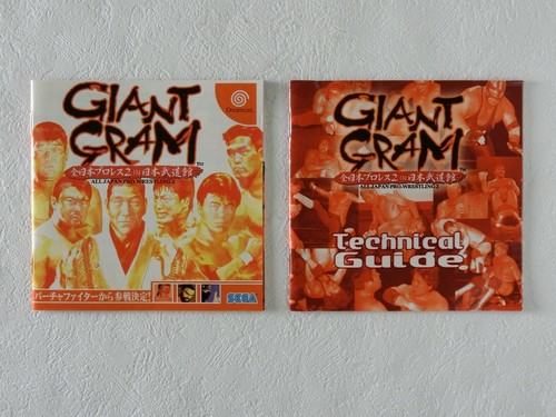 GIANT GRAM All Japan Prowrestling 2 DC Sega Dreamcast Spine From Japan - Picture 4 of 11