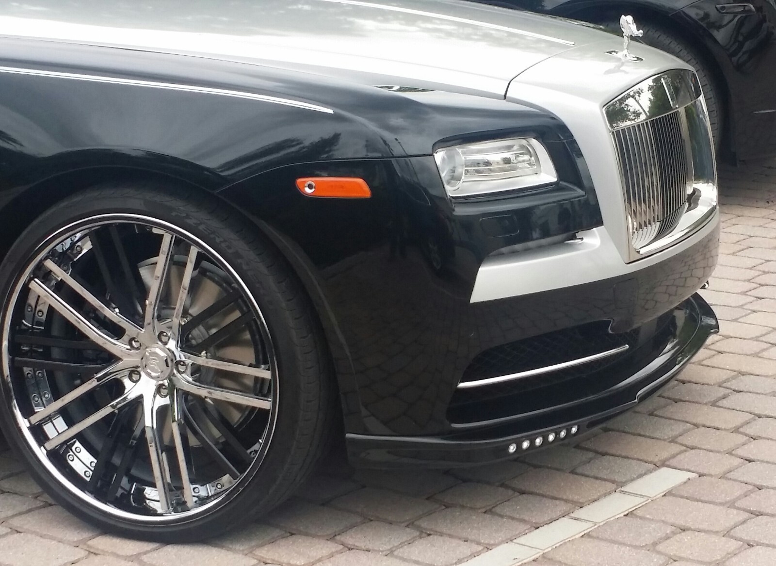 Rolls-Royce Wraith 2013-18 LUXE-GT Front Spoiler with LED Lights NEW Made in USA