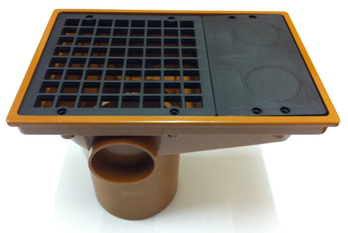 Underground Drainage 110mm Rectangular Hopper Head