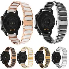 Stainless Steel Ceramic Watch Band 16mm 18mm 20mm 22mm Strap Universal Wristband