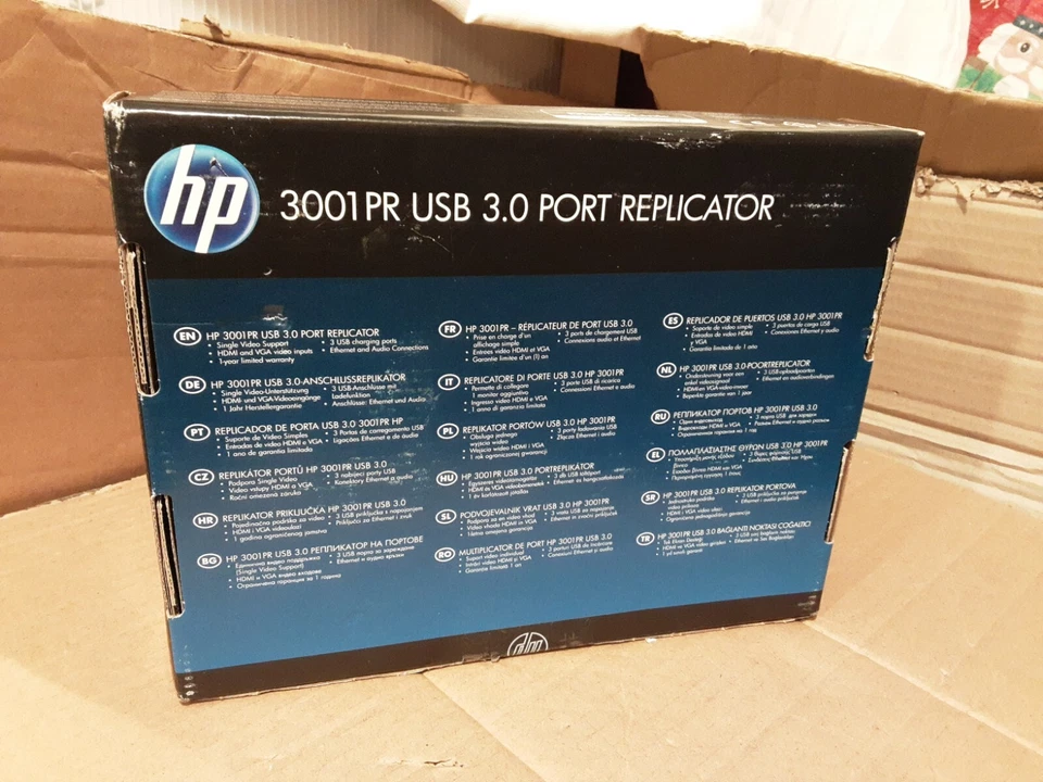 NEW HP3001pr Port Replicator for Notebook Wired 3xTotal USB F3S42AA#ABU. Ref:H - Image 2 of 3