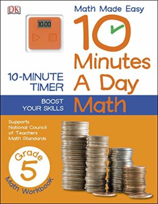 10 Minutes a Day Math, Fifth Grade - Paperback - Very Good Condition