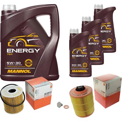 MAHLE Inspektionspaket 8 L MANNOL Energy 5W-30 für Ford S-Max 2.2 TDCi Galaxy
