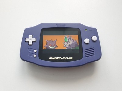 GBA Konsole  Lila Purple | Nintendo GameBoy Advance | IPS V5 LCD | USB-C | NEU