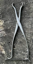 VINTAGE STAINLESS Dentist - Doctor Tool TISSUE FORCEPS SURGICAL MEDICAL Extract