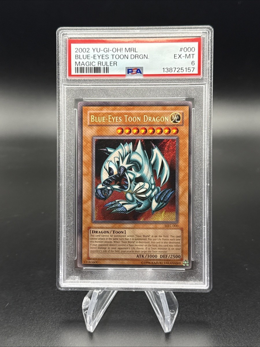 Blue-Eyes Toon Dragon MRL-000 Magic Ruler 1st Edition for sale