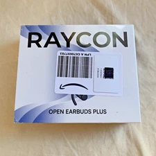 Raycon Open Earbuds True Wireless Open Ear Bluetooth Hook Black NEW SEALED