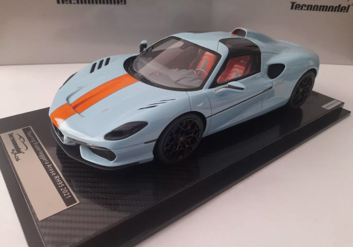TECNOMODEL TOURING SuperLeggera Arese RH95 2021 GULF voiture miniature