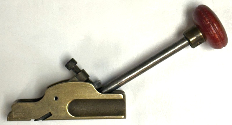 CONOVER CO MINIATURE BRASS PLANE, WOODWORKING, INSTRUMENT MAKING, LUTHIER (#10)
