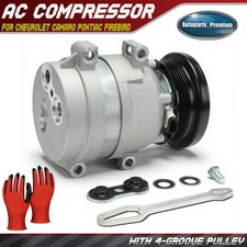 Ac Compressor W V7 Style For Chevrolet Camaro Pontiac Firebird 1998-2002 5.7l