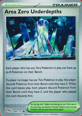 Area Zero Underdepths 094/131   Pokémon Prerelease Promo (Poké Ball Stamp)   Min