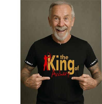 King of Archery T Shirt Bogenschießen Bogensport Recurve Compound Bögen Geschenk