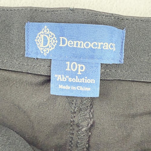 Democracy Ab Solution High Rise Skinny Jeans Size 10P Womens Black NWT - Picture 4 of 11