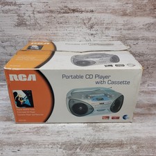 RCA RCD150 Stereo Portable CD Player, Cassette Recorder, AM/FM Digital Radio