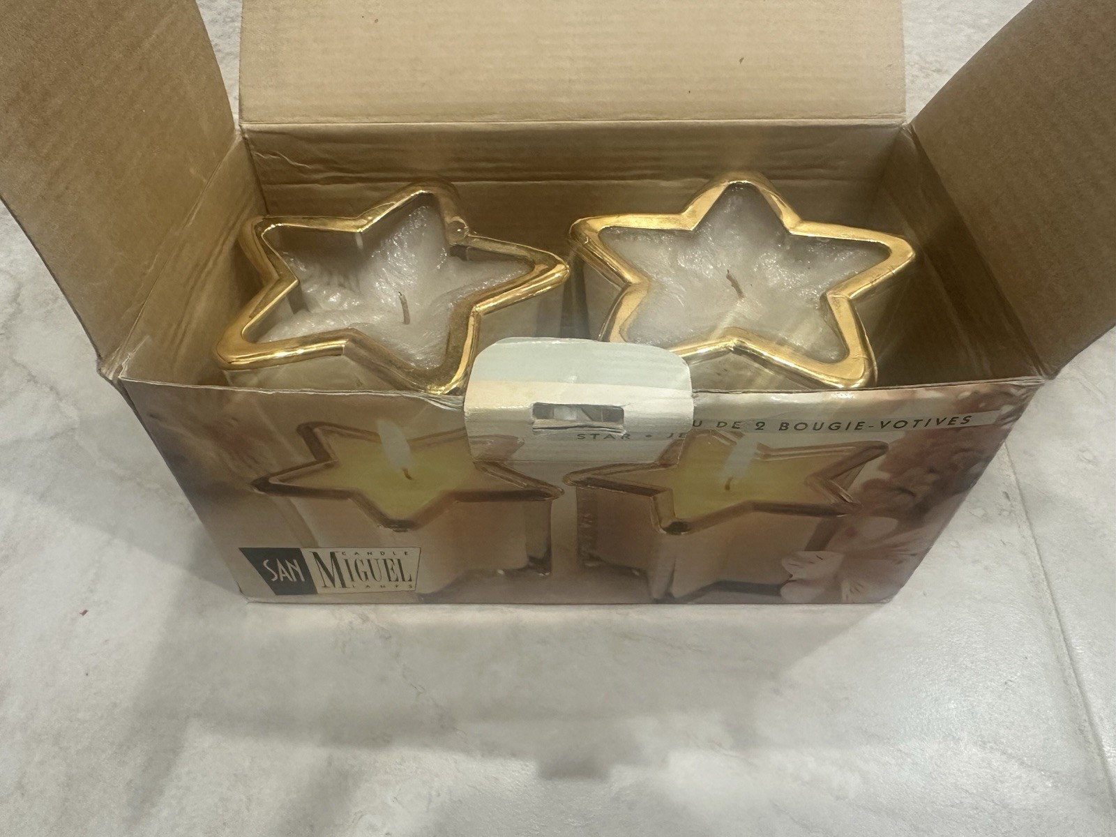 Fortunoff The Pomeroy San Miguel Star Set of 2 Votives Candl
