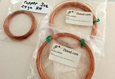 copper jewelry wire, half hard, 20, 22, and 24ga coils