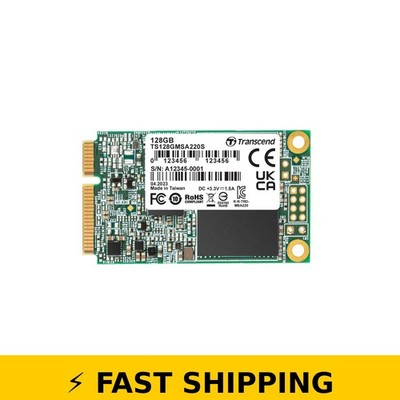 Transcend MSA220 128GB mSATA SSD - 500MB/s Read Speed