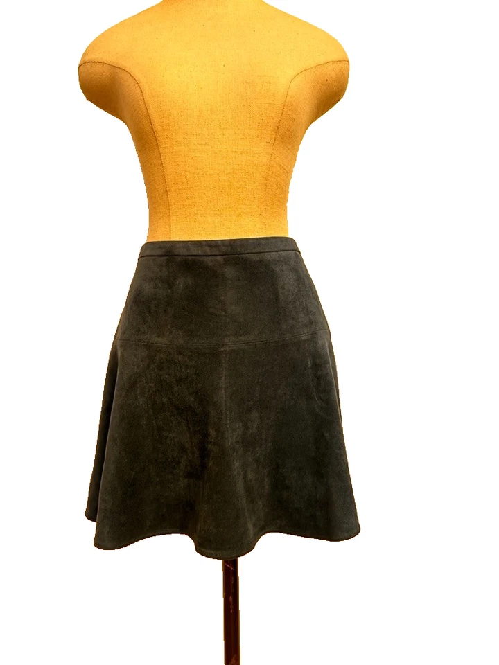 BCBG Maxazria Lucy Mini Falda Acampanada Forrada Azul Marino Talla S Lucy Foto 4 de 4