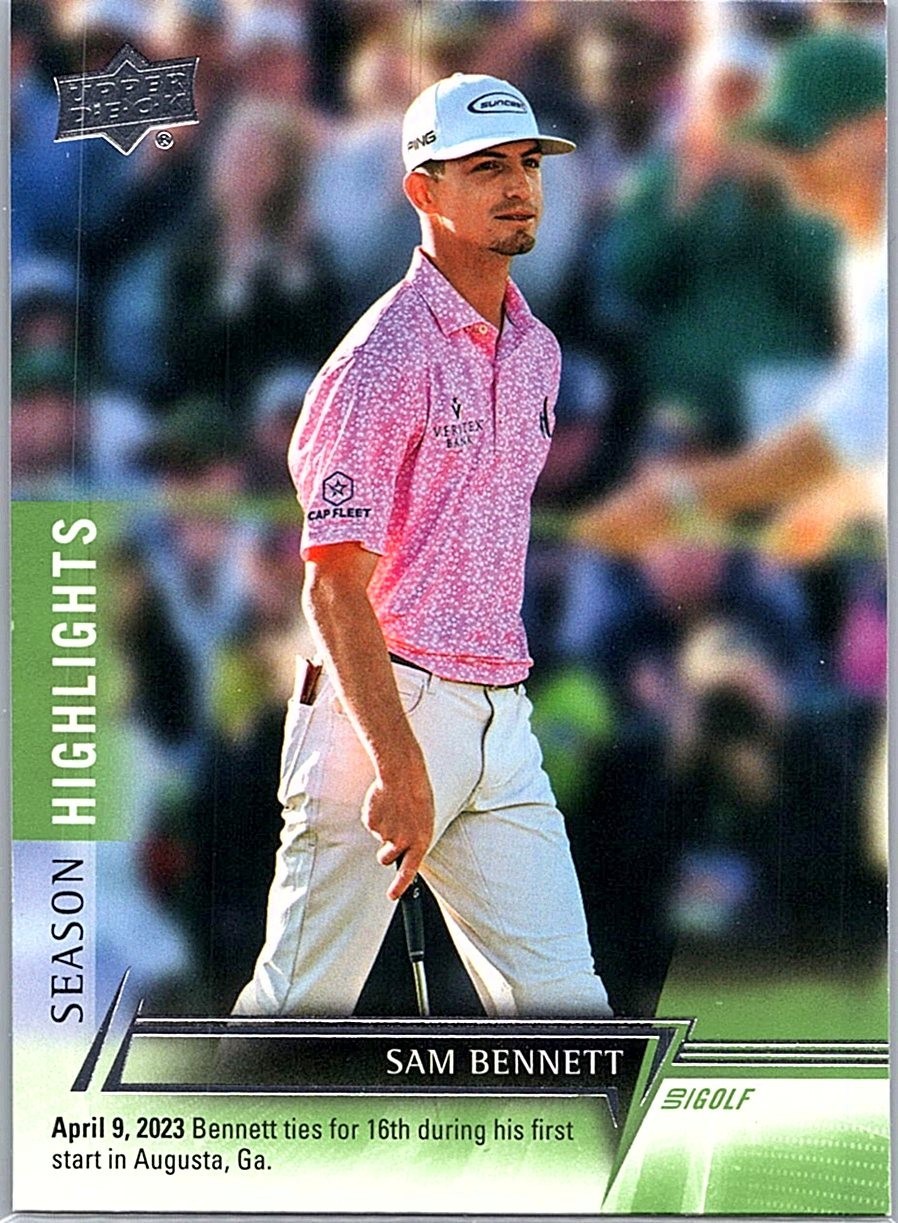 2024 Upper Deck Golf - Sam Bennett #93 Season Highlights