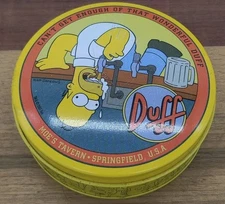 The Simpsons Moe's Tavern Coaster Set 4 Pieces, 2001 Vintage Complete