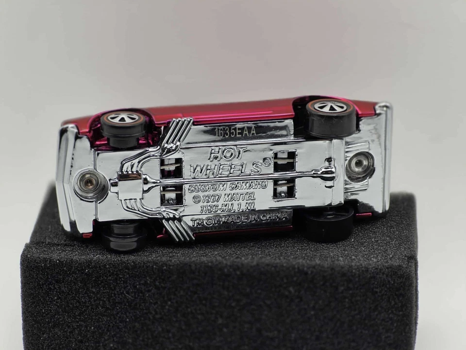 2025 Hot Wheels RLC 80th Anniversary Original Sweet 16 Ruby Red 1967 Camaro - Image 3 of 4