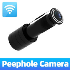 ICSEE 3MP HD Peephole Wifi Camera 170  Wide-Angle Door Viewer Motion Detection S