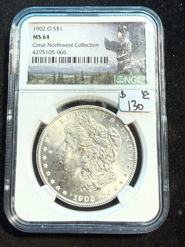 1902 O MORGAN DOLLAR NGC MS 64 066 GREAT NORTHWEST COLLECTION