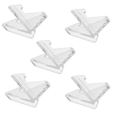 5Pack Plastic Trading Card Stands Exhibit Home Shop Display Cards Coins Bracket