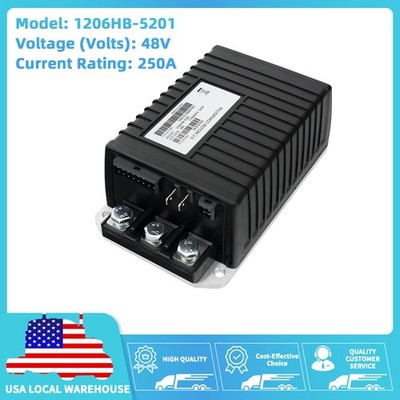 48V 250A DC Motor Controller 612632 For Curtis EZGO TXT Golf Carts 1206HB-5201