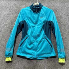 Nike Running Training Jacket Sheild Max Dri-Fit Women Small Full Zip