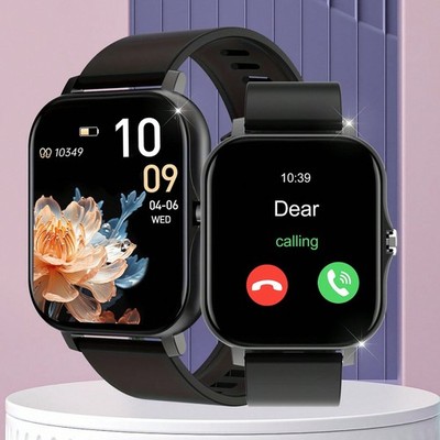 Smart Watch Bluetooth Call SMS Reminder Multi-Sport Mode Gift for Men Women