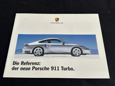 2000 2001 Porsche 911 Turbo German 'Reference' Brochure 996 Turbo Sales Catalog