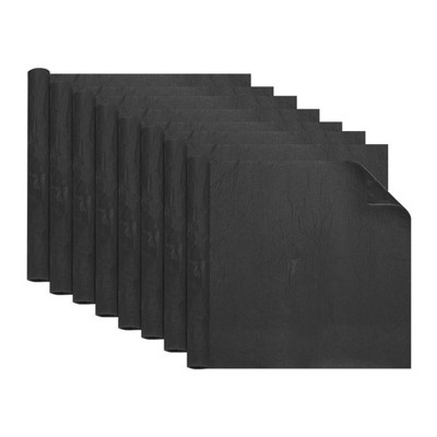 20 Sheets Gift Wrapping Paper, 20.9'' x 20.9'' Stone Textured Paper, Black