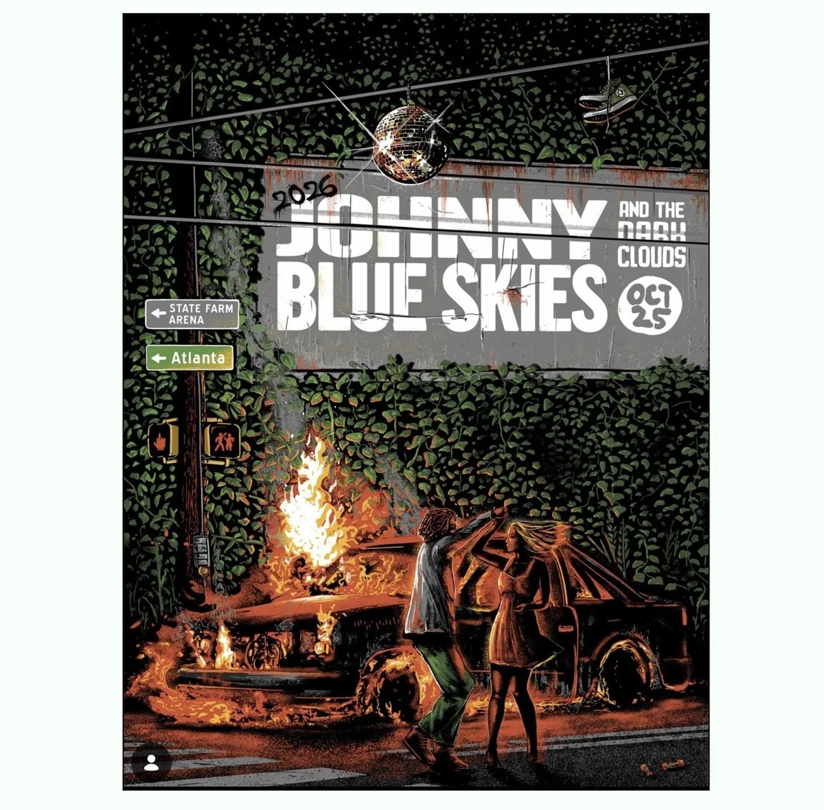 Johnny Blue Skies October 25, 2026 Atlanta, GA Poster