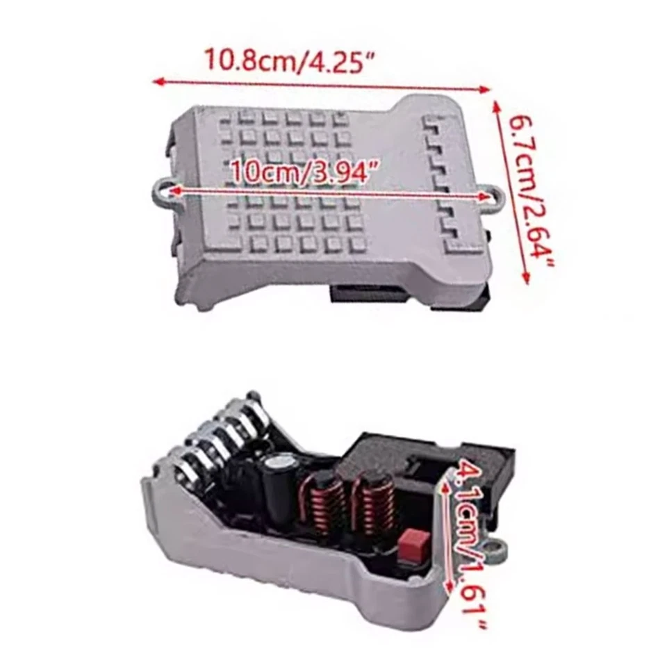 Resistor de motor ventilador CA aquecedor HVAC 2308216451 para Mercedes-Benz 2208210951 - Imagem 2 de 4
