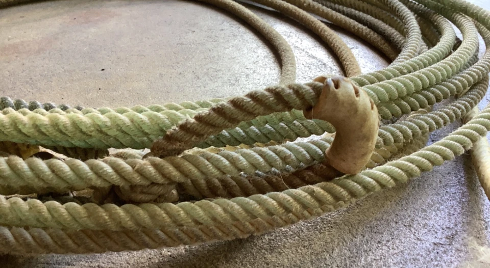 Cuerda clásica para hacer dinero 3/8 pulgadas 35 pies cuerda de cabeza de 3 hilos (mediana/dura) Foto 3 de 4