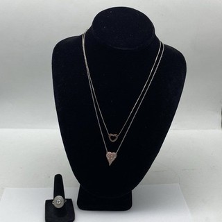 Sterling Silver Quartz Assorted Jewelry Bundle 3pcs 11.84g