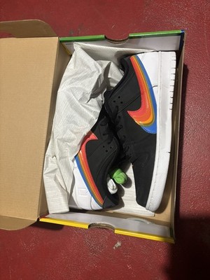Size 10.5 - Nike Polaroid x Dunk SB Low Black