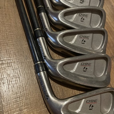 Taylormade 360 Iron Set Lite R-80 Shafts 4, 6, 7, 8, 9 PW 6 Piece