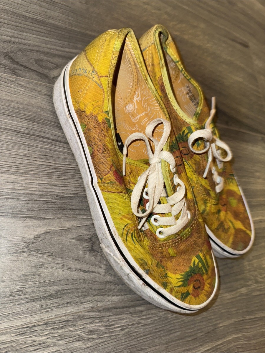 VANS Vincent Van Gogh x Sunflowers Van Gogh Museum Amsterdam Mens Size 7 View 5