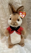 TY Beanie Baby 8" FLOPSY (Peter Rabbit Movie) Plush Stuffed Animal Toy